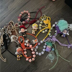 SkullPanda bag charm